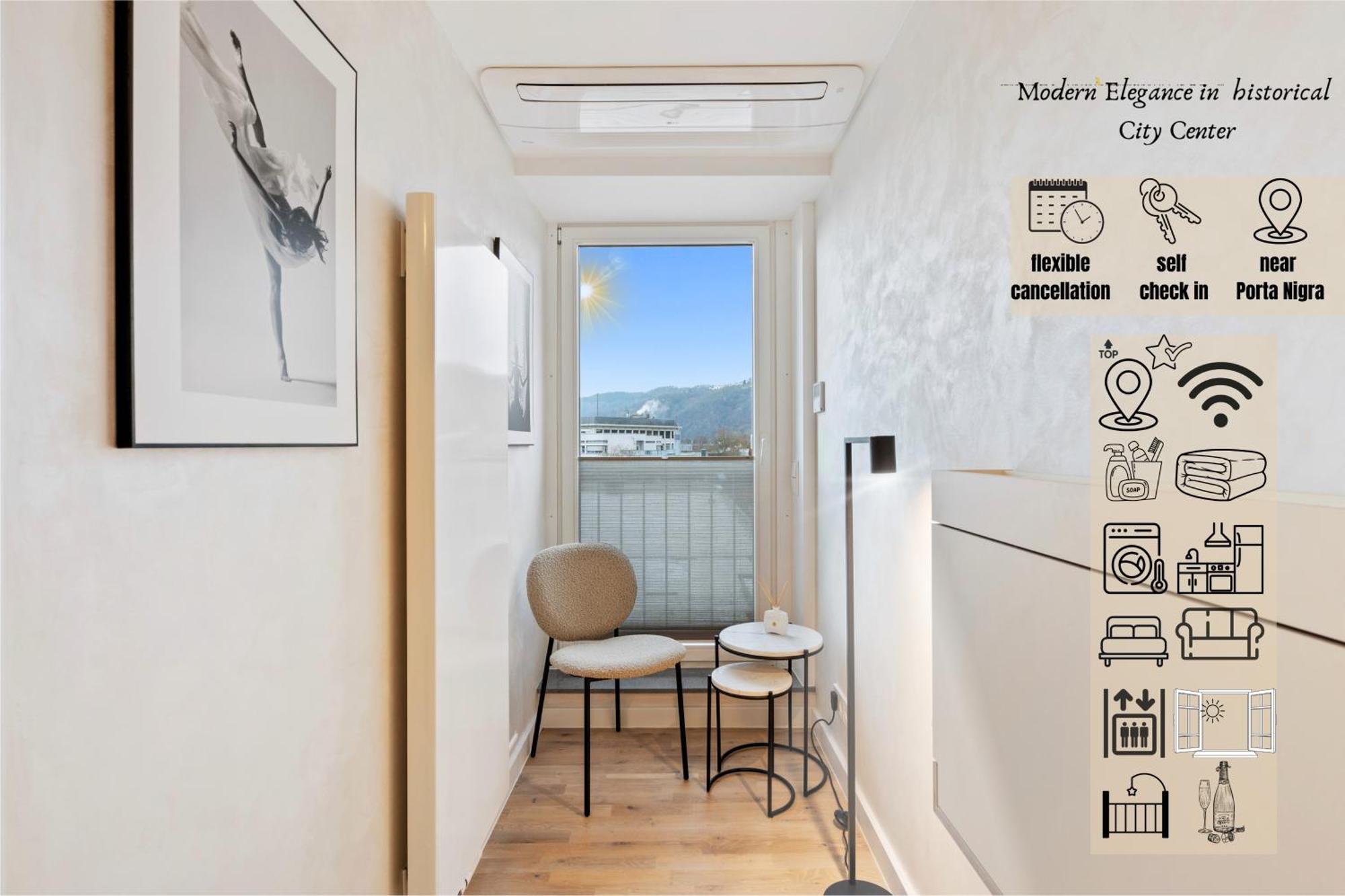 Modern Elegance In Historical City Center Tréveris Exterior foto
