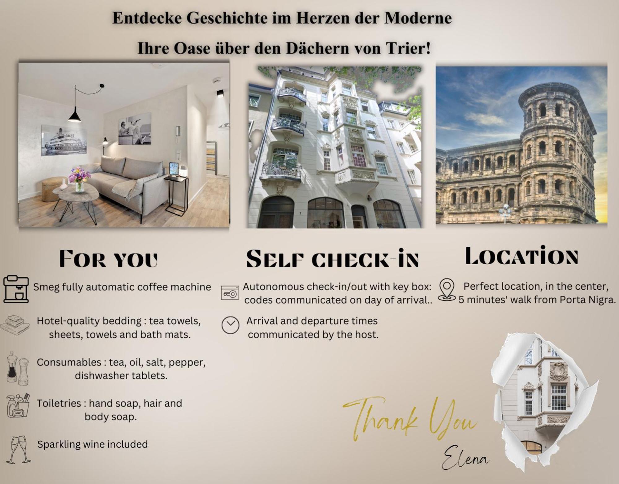 Modern Elegance In Historical City Center Tréveris Exterior foto